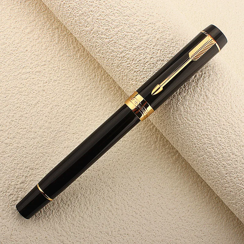 Jinhao 100 미니 센테니얼 송진 만년필, EF/F M/벤트 펜촉, 골든 클립, 비즈니스 사무실 학교 용품, 문구