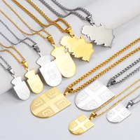 Anniyoc Republika Srbija carte drapeau pendentif colliers pour femmes hommes serbie bijoux serbe # 322701 1