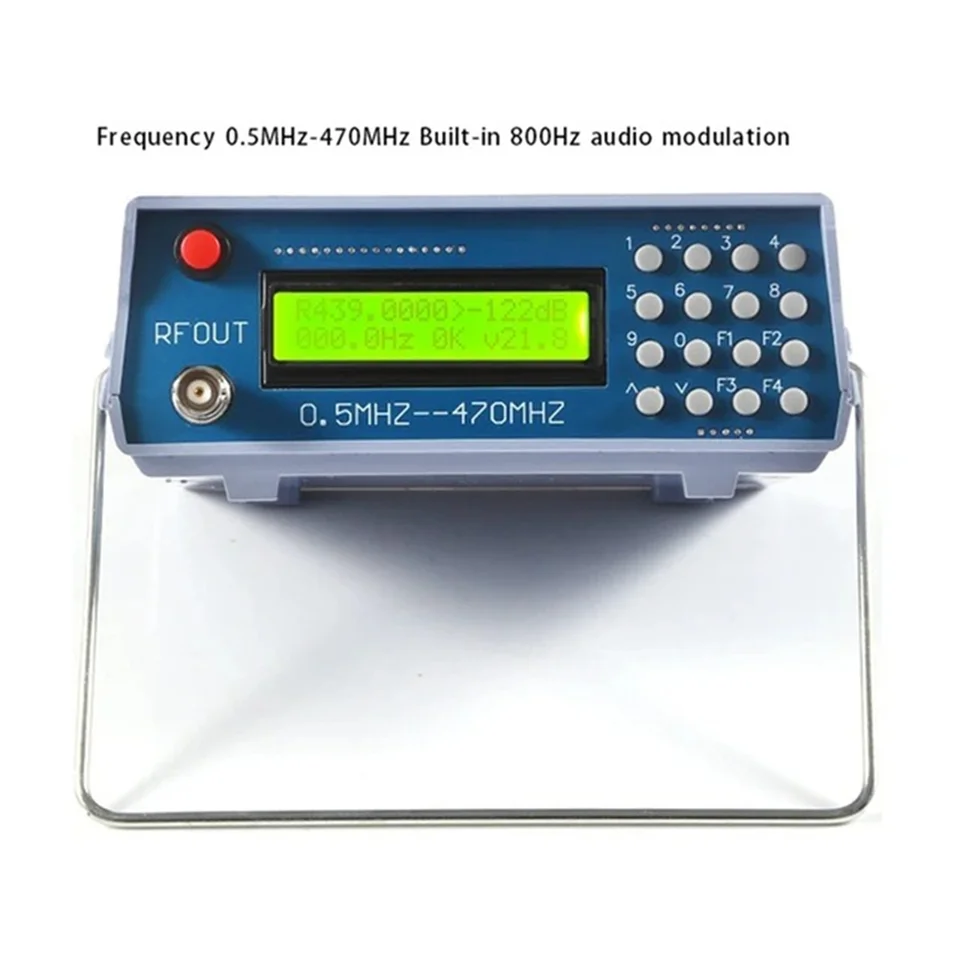 N82R Radio Generator Accurate 0.5M‑470MHz Meter Tester Generator Stable 800Hz Toning Modulation Robust for Intercom