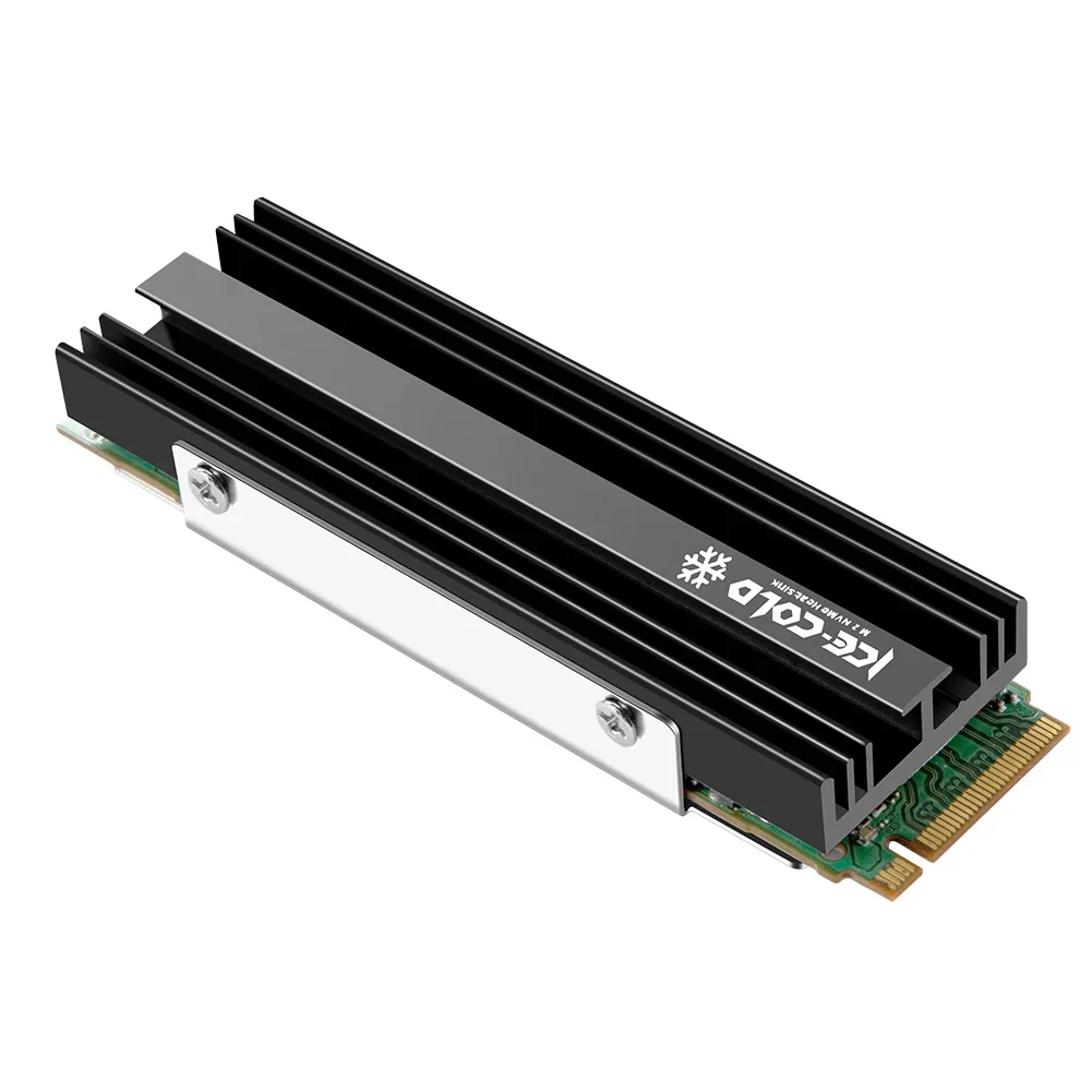 M.2 NGFF NVME 2280 SSD 방열판, 실리콘 열 패드 SSD 쿨러, 알루미늄 합금 냉각 라디에이터, PS5 데스크탑 PC용