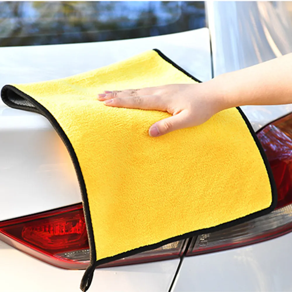 5pcs Car Cleaning Towels Thickened And Enlarge, Multi-purpose Microfiber  Car Wash Towel, Car Drying Cloth