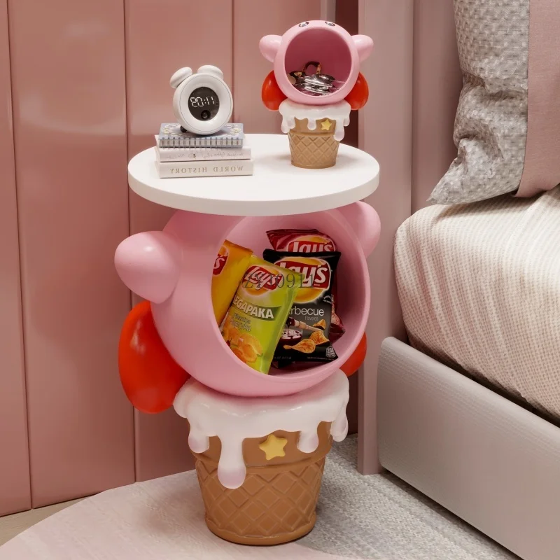 *New children's bedroom bedside table living room cartoon side table creative cartoon decoration storage cabinet display rack