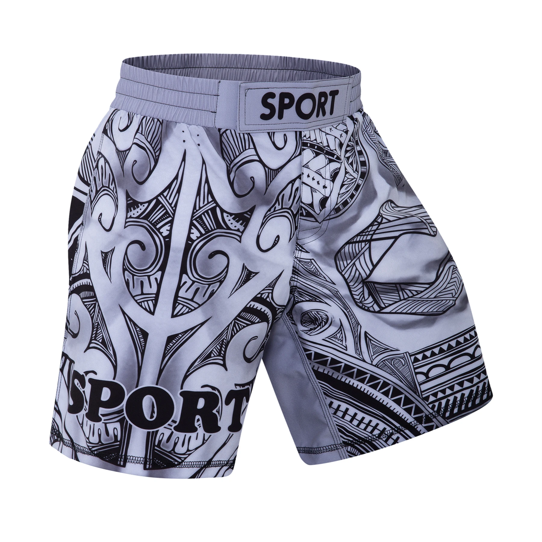 Mytra Fusion MMA Shorts MMA Boksen Kickboksen Muay Thai Mix Martial Arts Kooivechten Worstelen Training Gymkleding Kleding Shorts Zwembroeken (DE/NL/SE/PL, Alfabetisch, M, Regular, Regular, Black