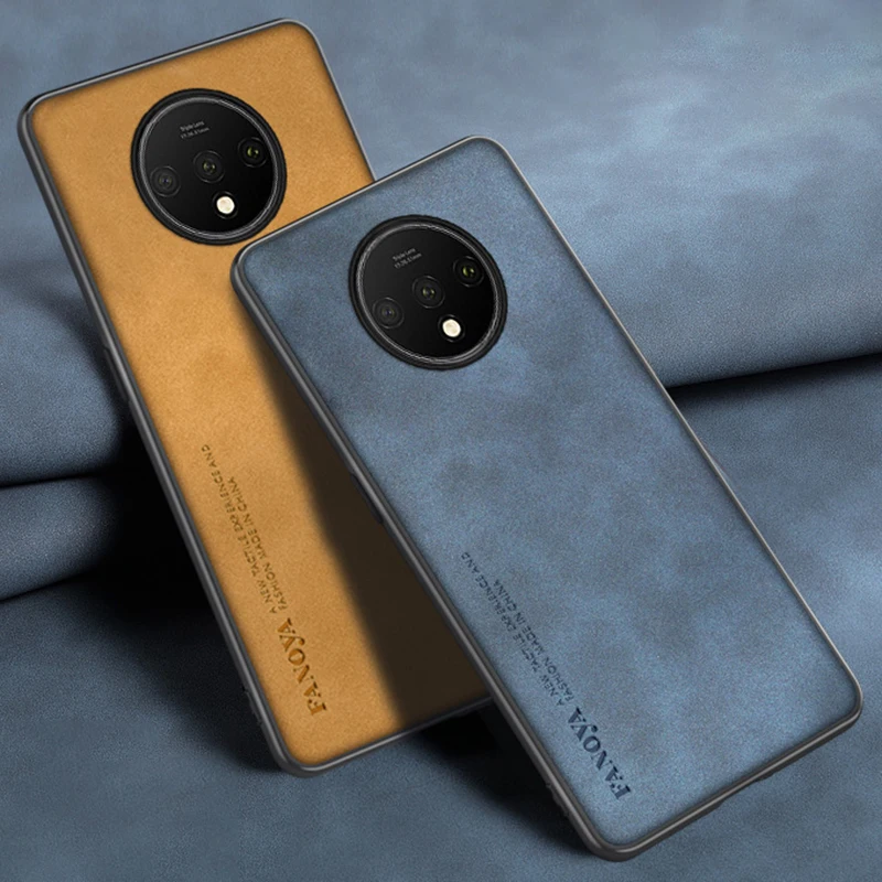 Custodia In Pelle Pu Di Lusso Per Oneplus 7 T 7 Pro Cover Custodia In Silicone Opaco Per Oneplus 7 T Pro 7Pro One Plus 7 T Oneplus7 Coque