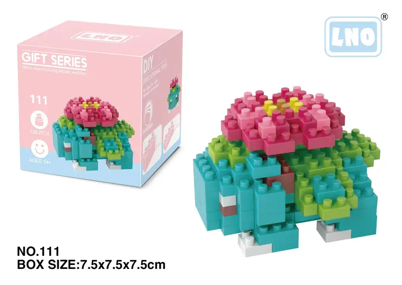 Pokemon Small Blocks Nanoblock Charizard Kyogre Groudon Rayquaza Model Education Graphics Toys for Kids Birthday Gift Toys - Image 29