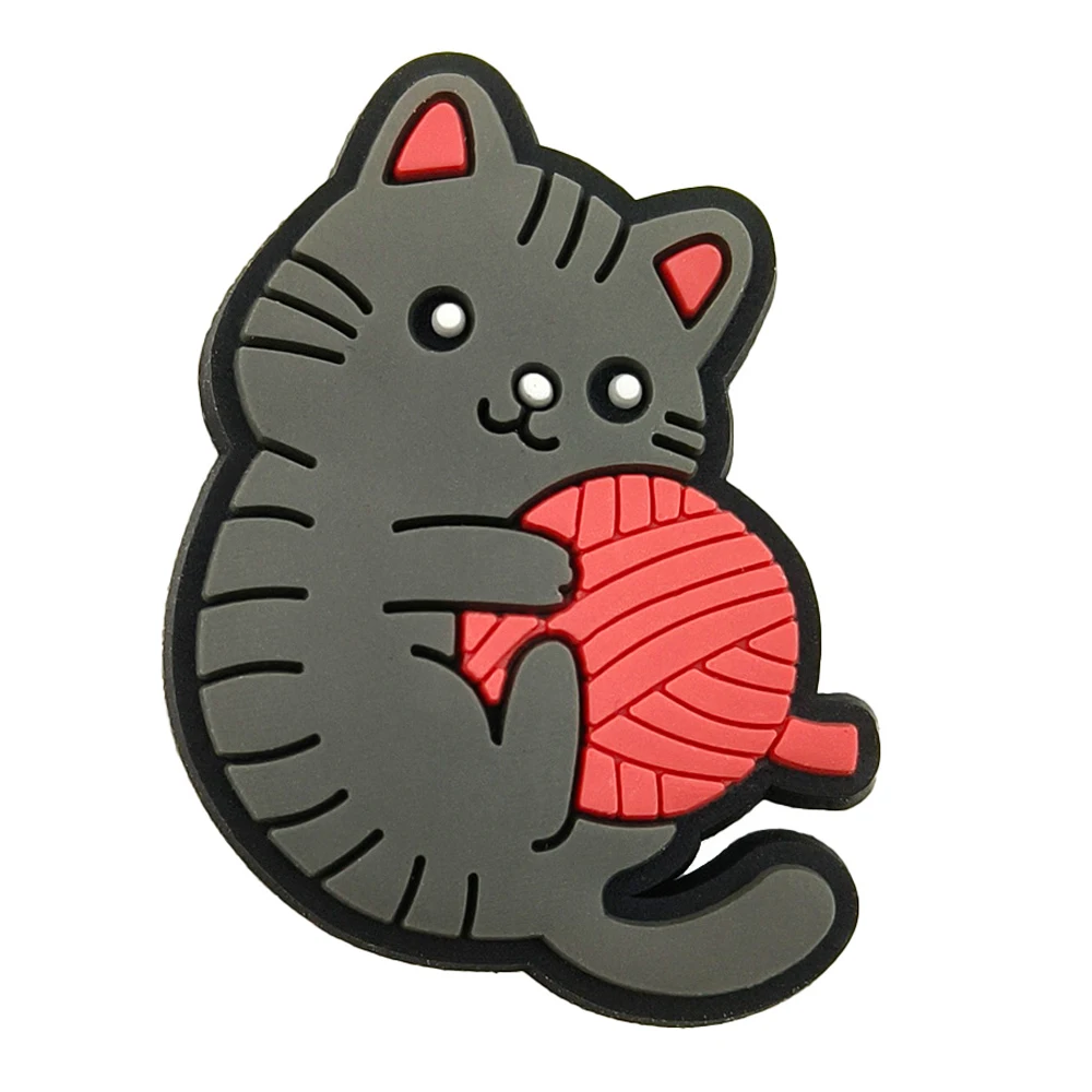 Charming PVC Cat Shoe Accessory