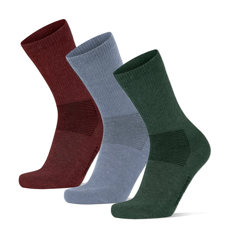 EBMORE - Calcetines Térmicos De Lana Merina, Cálidos, Gruesos Para Invierno, Cómodos, Acolchados, Para Senderismo, 4 Pares Para Mujer Y Hombre, Mediana