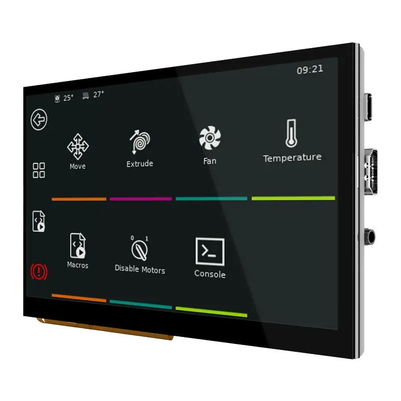 BIGTREETECH HDMI7 HDMI5 Touch Screen 7‘’ 1024x600 HDMI IPS Display Capacitive for Raspberry Pi4 Mini PC Monitor 3D Printer Parts image 3