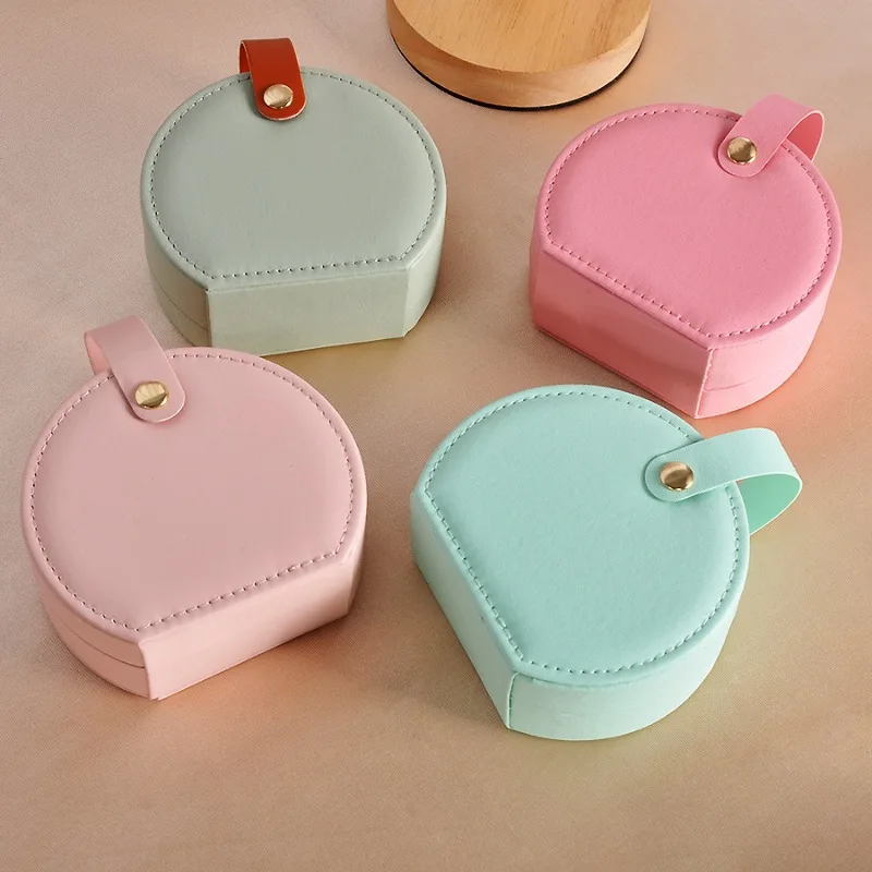 Personalized Travel Jewelry Box Earring Storage Sisters Friends Lovely Colorful Fashion Travel Accessories Exquisite Romantic