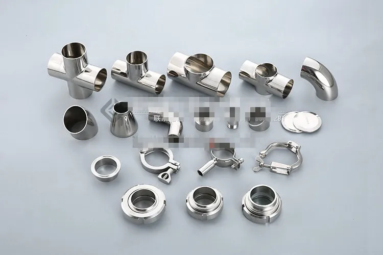 1PCS 38MM-1 1/2" Sanitary Full Port Ball Valve Clamp Type Ferrule SS304