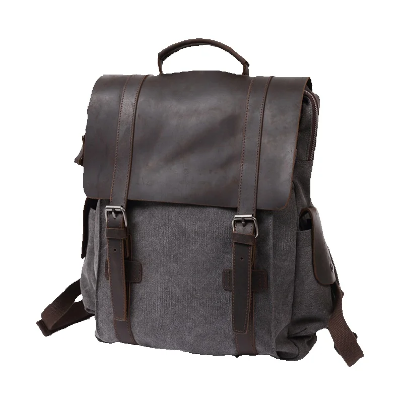 Sac à dos de voyage à double bandoulière pour homme, style décontracté, idéal pour les voyages courts, tendance, grande capacité, pour ordinateur portable, années 2025_voghion.com