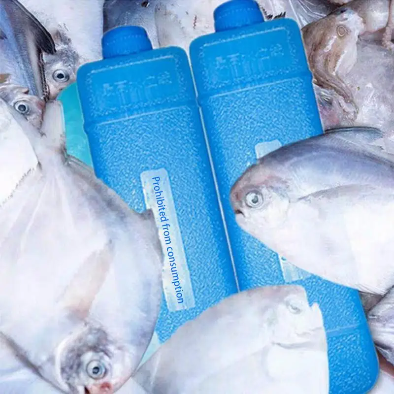 Ice Pack For Cooler Reusable Cooling Packs Long-lasting Ice Crystal Box Outdoor Fresh-keeping Packs For Beach Fishing