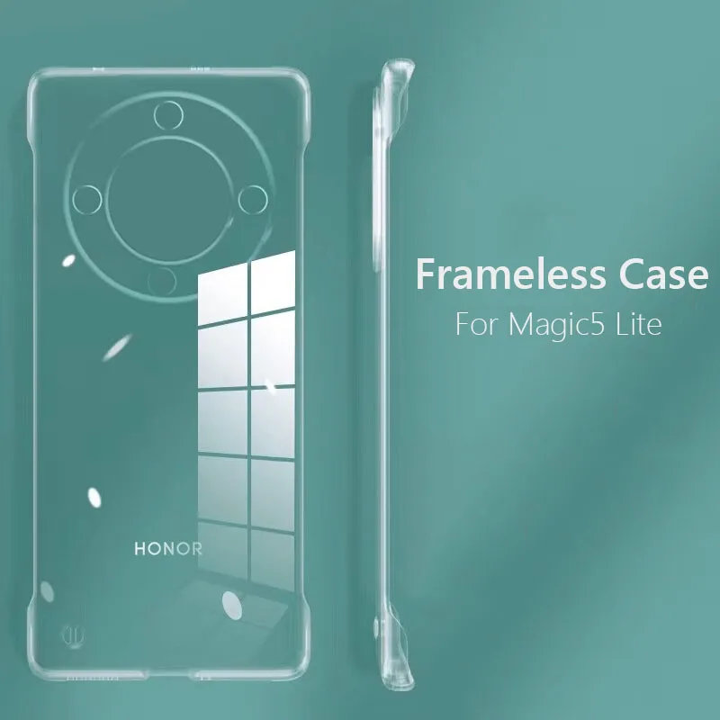 Enkeig Tapa Trasera Vidrio Para Reemplazo Honor Magic5 Pro Parte Trasera De Cristal Trasero Con Kit De Reparación (Verde