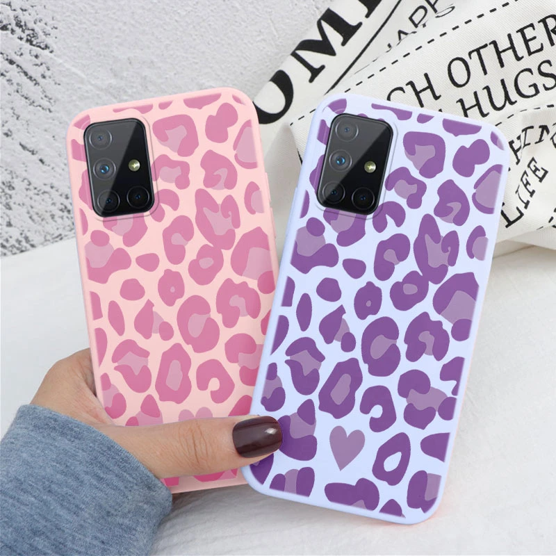 Leopard Print Soft Silicone Protective Phone Case - Stylish Back Cover