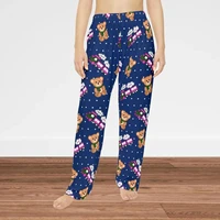 KPop Demon Hunters Pajamas 2025 KPop Demon Hunters Bear 3D Print Casual Fashion Long Pants For Autumn Fashion Trousers Kid/Adult