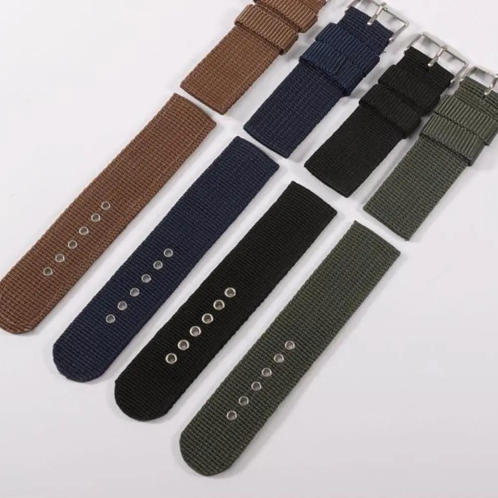 Nylon Weaving Adjustable Sport Watch Band – Braided Loop Bracelet Accessory