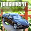 1/24 Sclae Panamera Alloy Simulation Car Model Toy Metal Diecast Vehicle with Pull Back Light and Sound Collection Toys for Boys 1