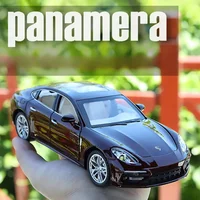 1/24 Sclae Panamera Alloy Simulation Car Model Toy Metal Diecast Vehicle with Pull Back Light and Sound Collection Toys for Boys 1