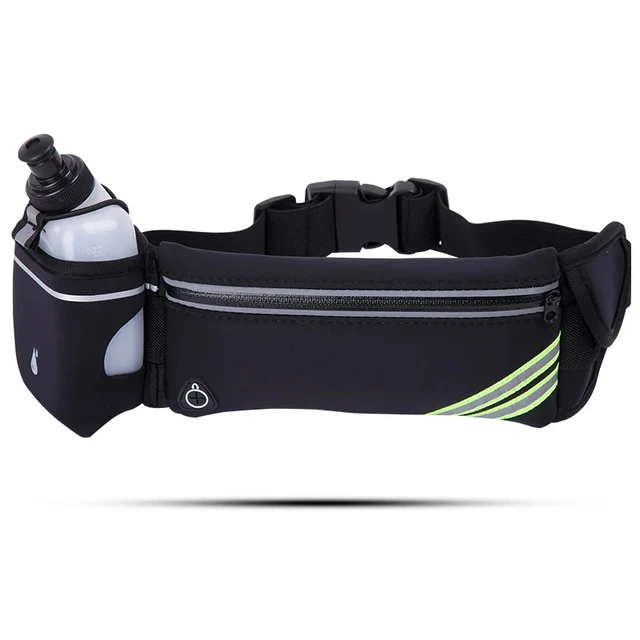 Running Belt Waist Bag Sports Fanny Pack Women Men Phone Pouch with Bottle Hydration Waterproof Run Accessories 3