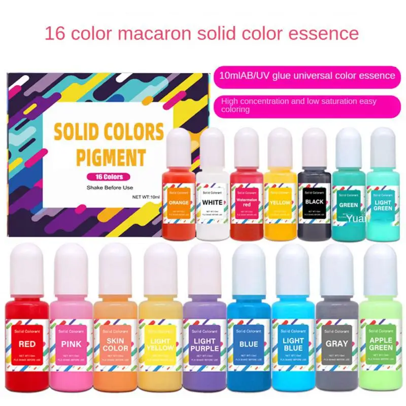 10ml Liquid Colorant Handmade Low Saturation Easy Coloring High Concentration Handicrafts Dyeing Toner Diy Epoxy Resin Pigments