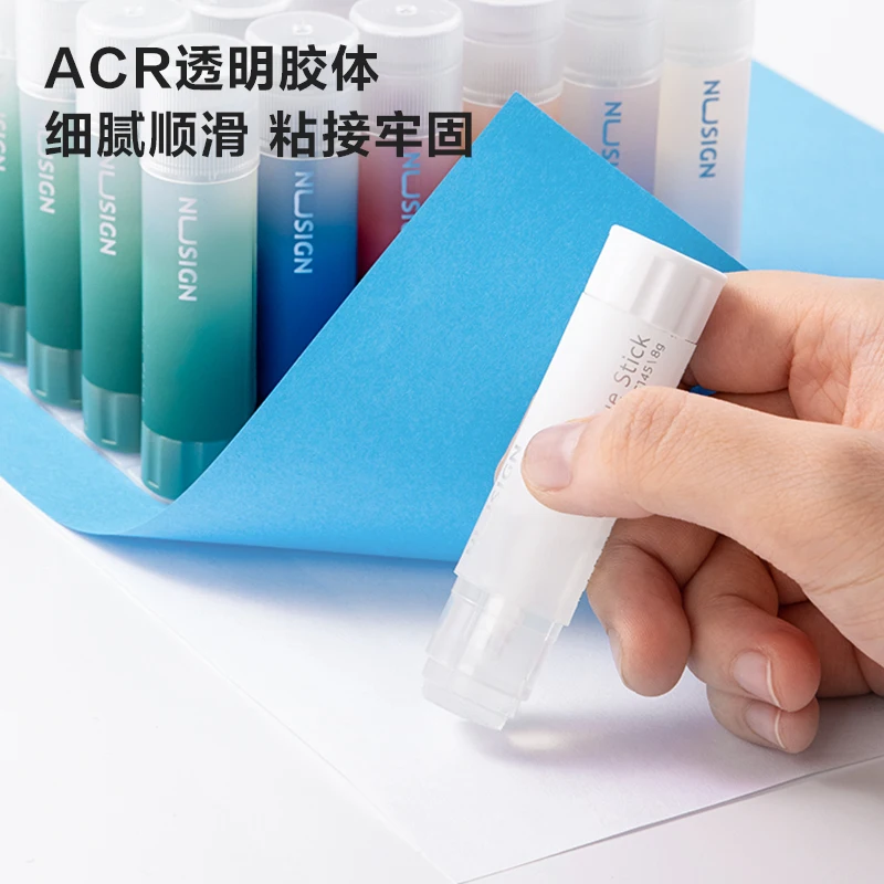 3pcs 델리 고점도 고체 접착제 스틱 사무실 학교 용품 접착제 접착제 스틱 Diy 아트지 카드 사진 편지지