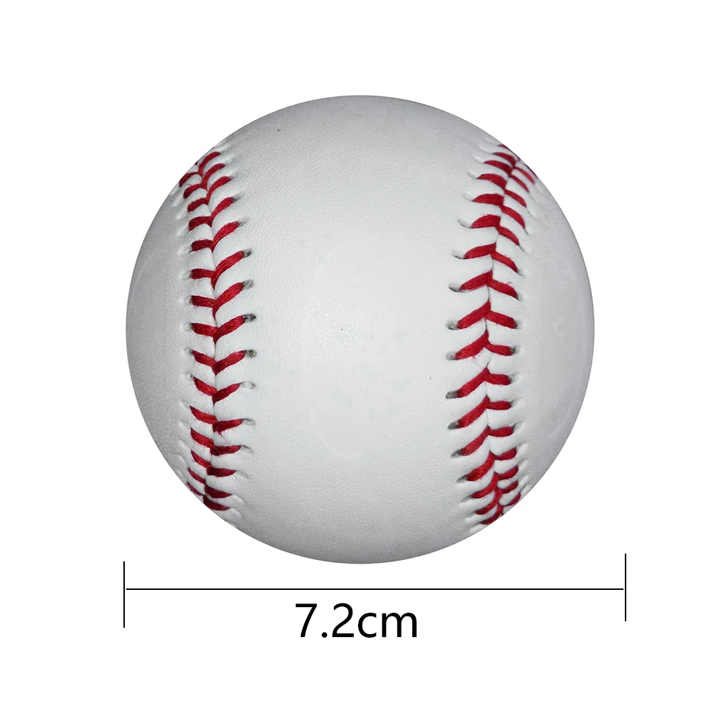 9inch Exercise BaseBall Elastic 7.2cm Practice Softball Soft Rubber Core Relieve Stress Equipment for Sport Team Game