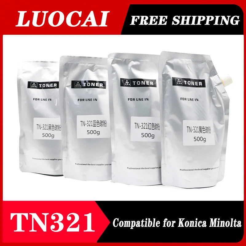 

1KG Bizhub C224 C284 C364 C7822 C7828 TN321 for Konica Minolta Toner Powder Bulk Compatible For Toner Cartrdidge Japan