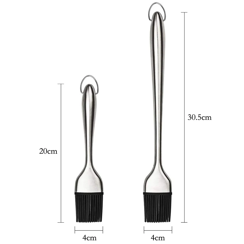 Silicone Kitchen Oil Brush BBQ Grill Basting Brush Barbecue Cooking Silicone Pastry for Baking Grill BBQ Accessories