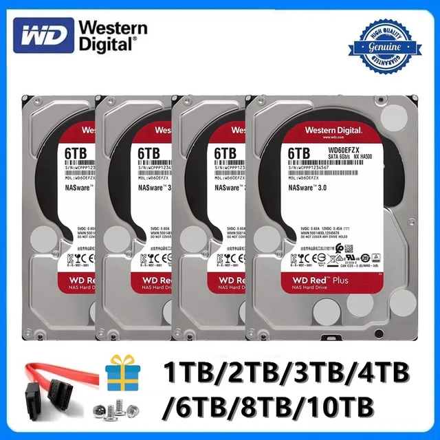 WD Red 4TB NAS Internal Hard Drive 5400 RPM 3.5 