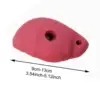 10x Rock Climbing Holds Rock Wall Climbing Kit Rock Wall Grips for Tree Climbing Outdoor Climbing Tree House Course Training 6