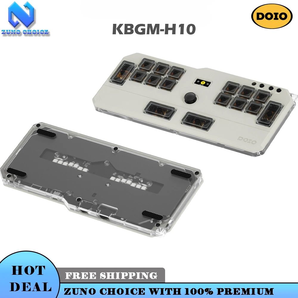 DOIO HITBOX KBGM M01 Mini Keyboard HE Aluminum Alloy Acrylic Low