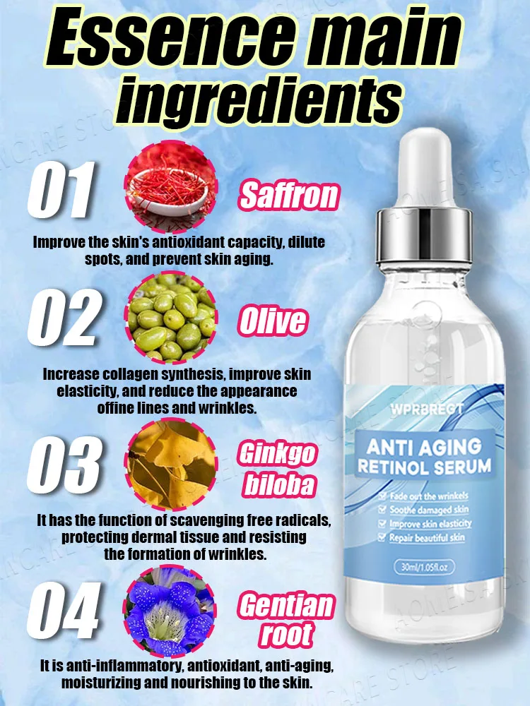 Return youth eliminate signs aging tighten skin for anti aging skin care
