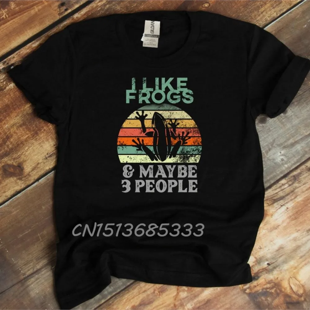 

I Like Frogs Retro Funny Tee Shirts Wake Bake Weed Game Repeat Unisex T-shirt Just Ride Mountain Bike Lover Cycling Clothes
