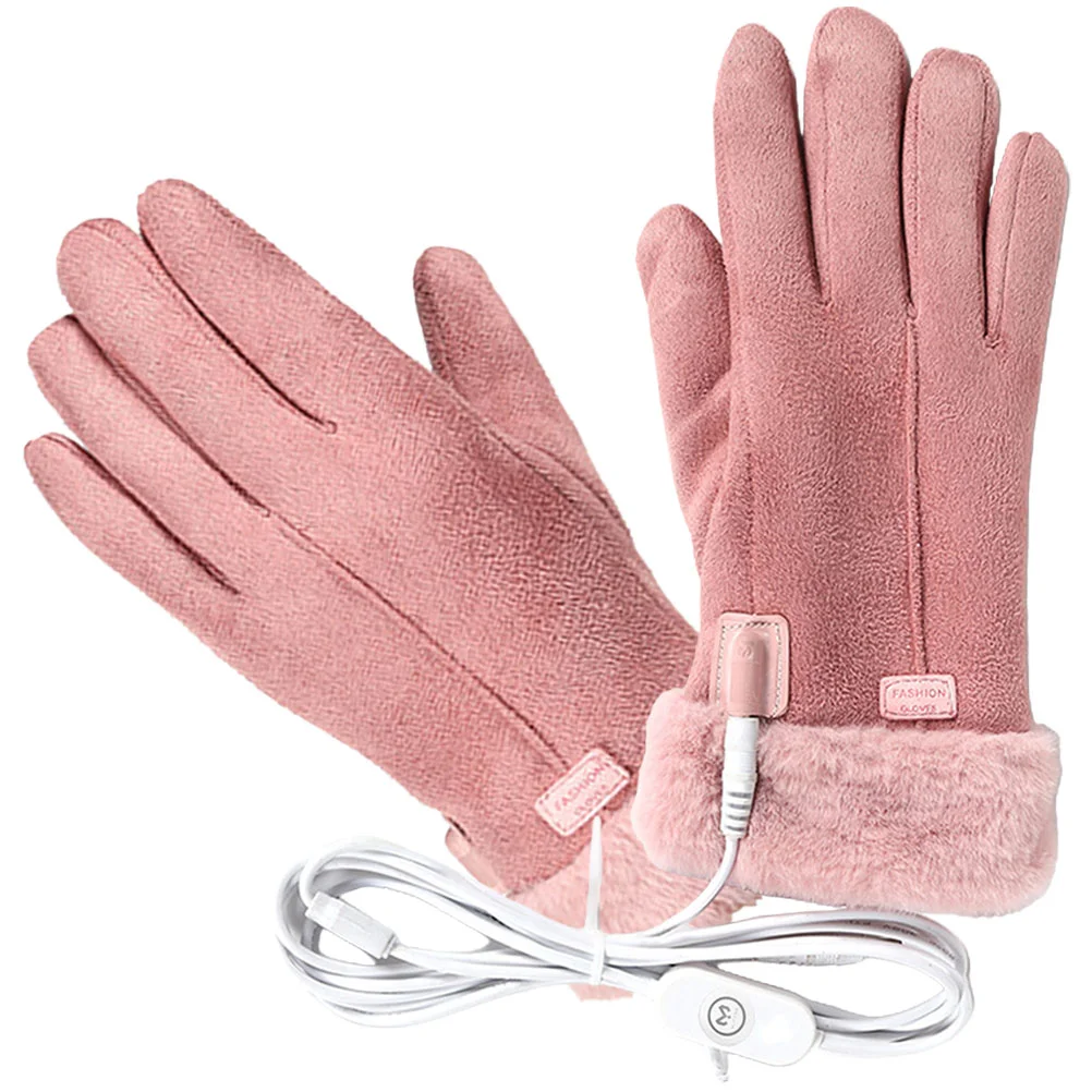 Portable Thermal Gloves Heated Mitts Women Men Electric Hand Warmers Winter Waterproof Usb Powered Camping Hiking Safety