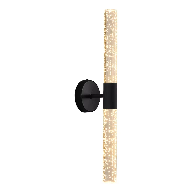 Barra de cristal de burbujas n&oacute;rdicas, l&aacute;mpara LED pared para dormitorio, mesita noche, sala estar, luz pared para p