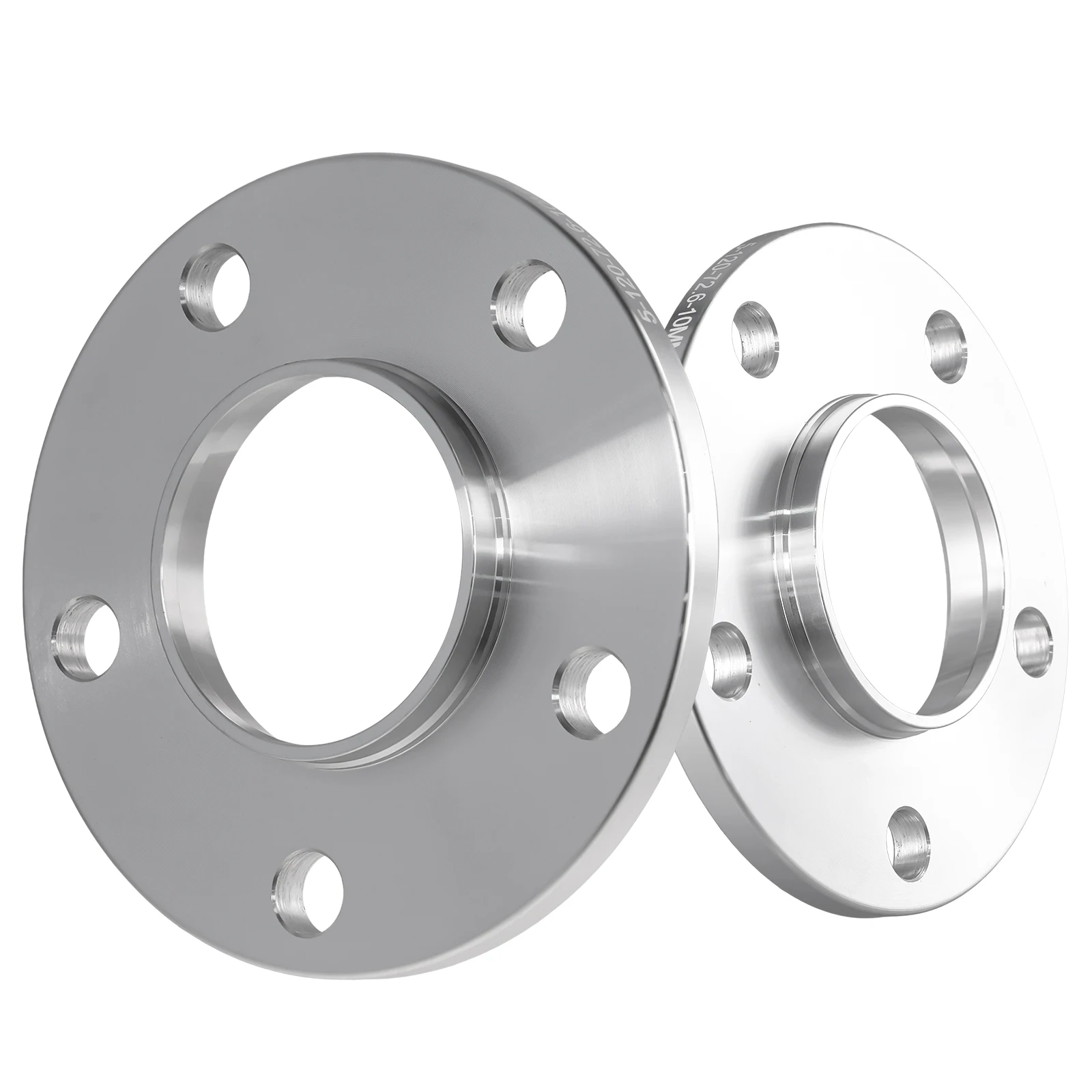 Podofo 2 Stück Aluminium Radnabenzentrische Distanzscheiben 5x120 2x10mm mit M12x1,5x50mm Schrauben für BMW E36 E46 E90 E91 E92 E60 E61 – Detail 17