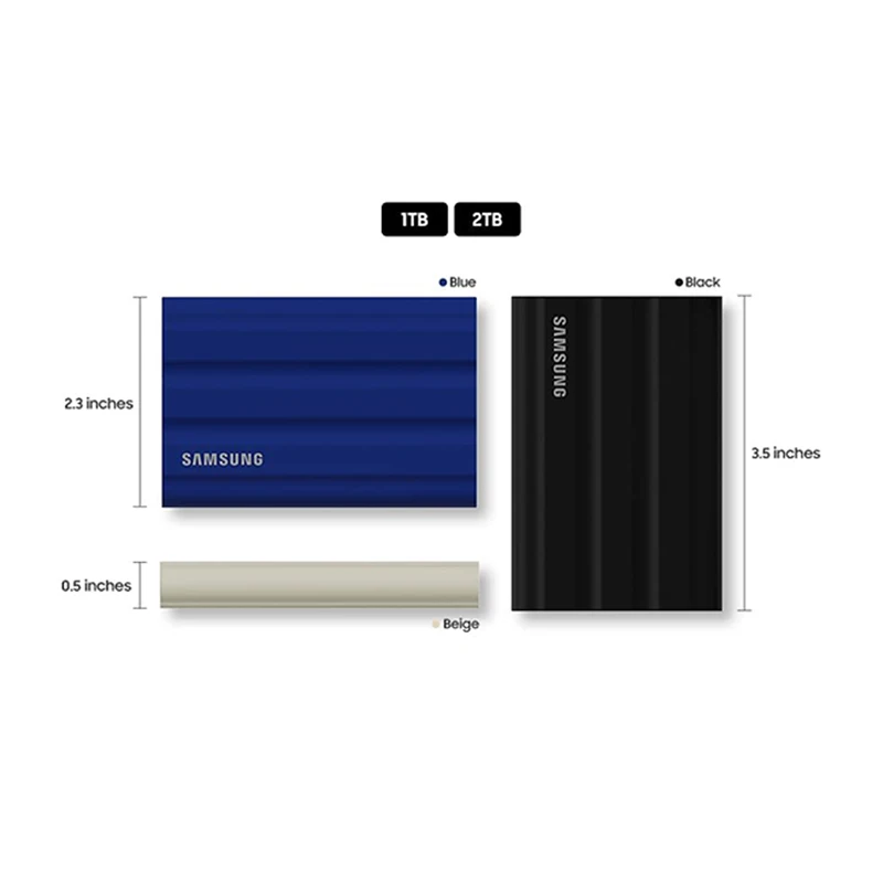 ο Ｚ T7  1 ׶Ʈ 2 ׶Ʈ ޴ ָ Ʈ ̺ USB 3.2 IP65  ܺ SSD PC Mac ȵ̵  ܼ