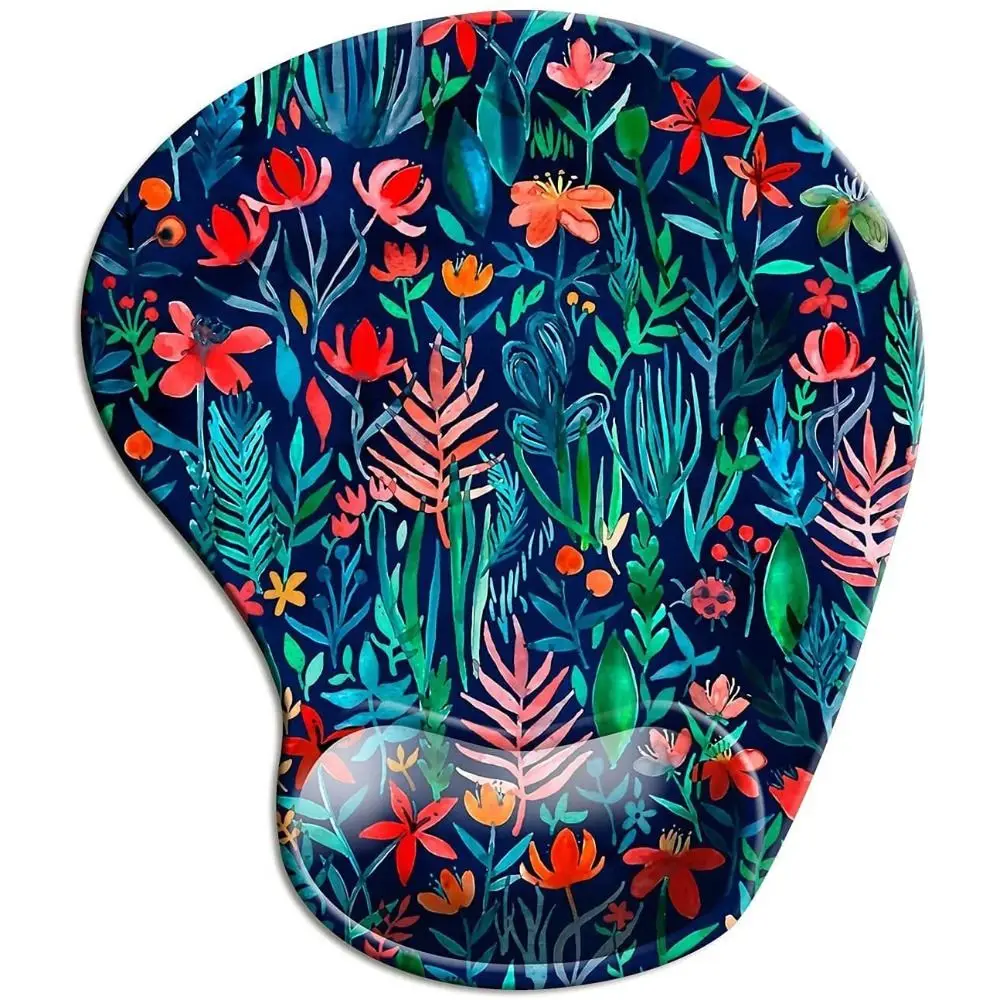 Ergonomic Silicone Wrist Rest Mouse Pad - Non-Slip Comfort for Gaming and Office Use