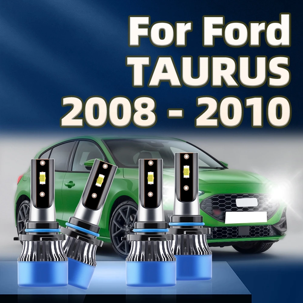 

4Pcs LED 9006 HB4 9005 HB3 Lights Bulb CSP Chip 150W Headlight Car Lamp For Ford TAURUS 2008 2009 2010