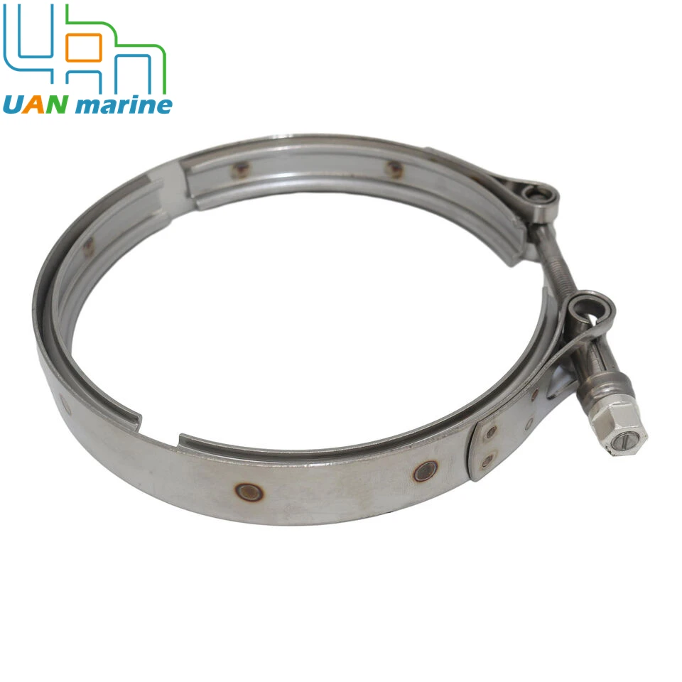 

V-Band Exhaust Clamp For Yanmar 6LY 6LY2 6LY3 6LYA 6CX Marine Diesel Engine119574-13300 Volvo 865013 3838942 3807212 21325767