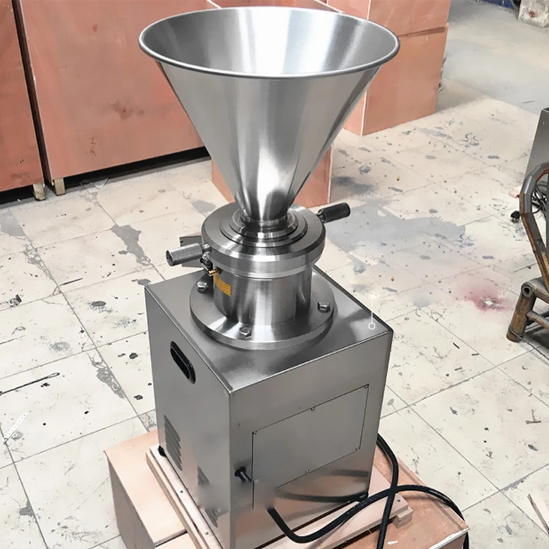 200-1500kg/h JMC80 Vertical Colloid Mill Food Emulsification Grinding Chocolate Pepper Almond Sesame Peanut Butter Machine