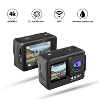 Action Camera 4K 30FPS 24MP WiFi 170° Wide Angle Len Dual Screen Display Video Camera 30M Underwater Waterproof Sport Camera 1