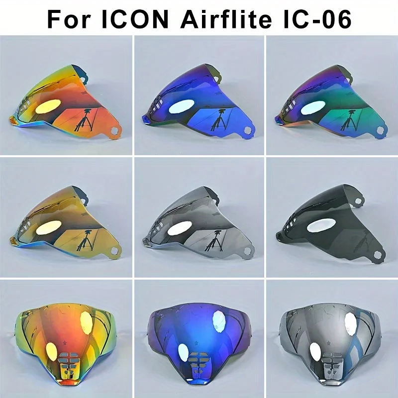 Visiera Argento Per Casco ICON Airflite IC06 – Protezione UV E Antigraffio