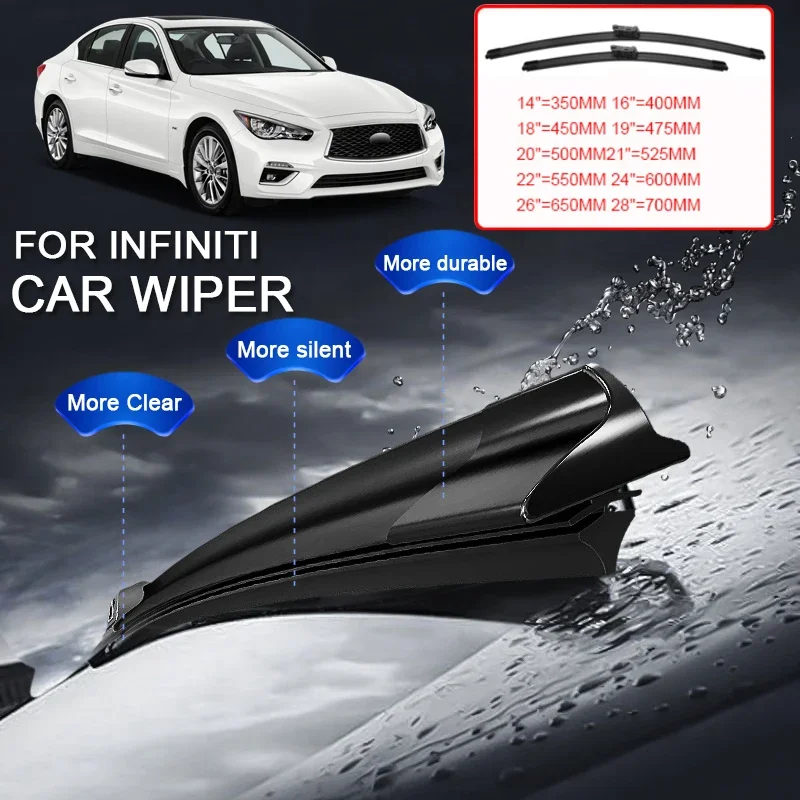 Infiniti Q50 Wiper Blades Sizenull