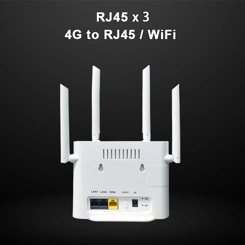 4G SIM card wifi router 4G lte cpe 300m CAT4 32 wifi users RJ45 WAN LAN Indoor Wireless Modem Hotspot Dongle