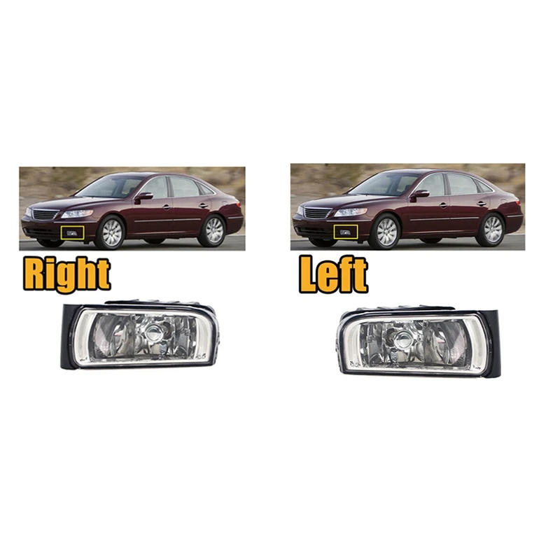 

Противотуманные фары для переднего бампера автомобиля, противотуманные фары в сборе для Hyundai Azera 2006-2011