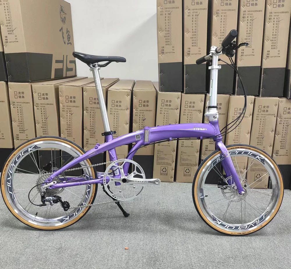 Description Picture 3 of itemFnhon Tornado 20" 406 451 Folding Bike Frameset Alloy Frame Fork Disc Brake V Brake Bicycle Foldable Frame