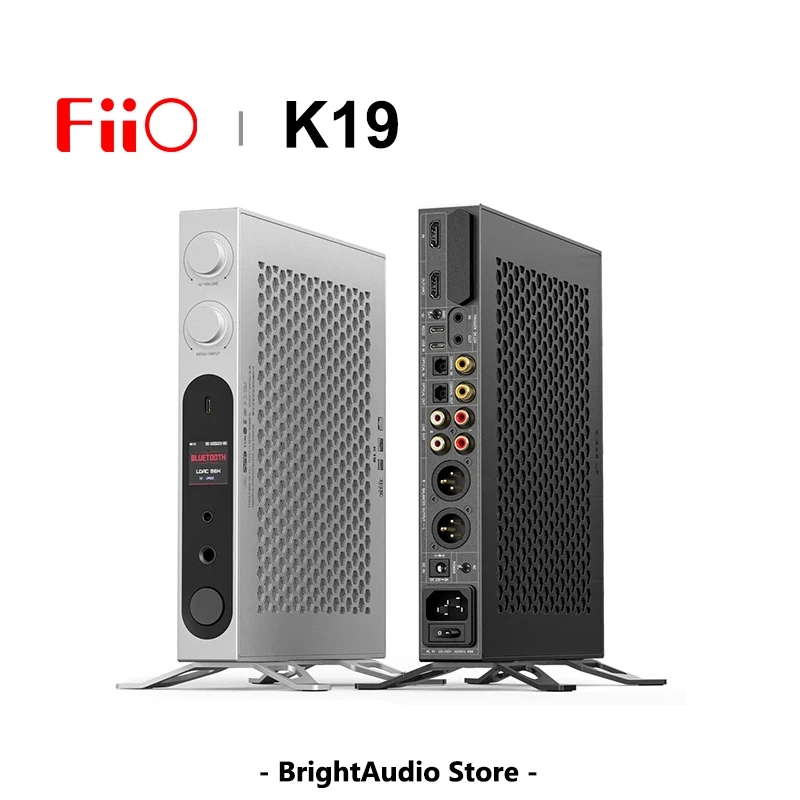 Flagship Desktop DAC Headphone Amplifier Hi-Res Audio Dual ES9039SPRO HIFI Decoder DSD512 31-band PEQ XMOS XU-316 FiiO K19