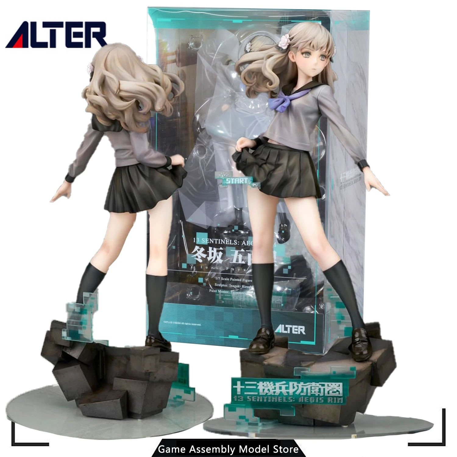 

In Stock 100% Genuine and Original Alter 13 Sentinels: Aegis Rim Iori Fuyusaka Animation Assembly Model Action Figure 260mm