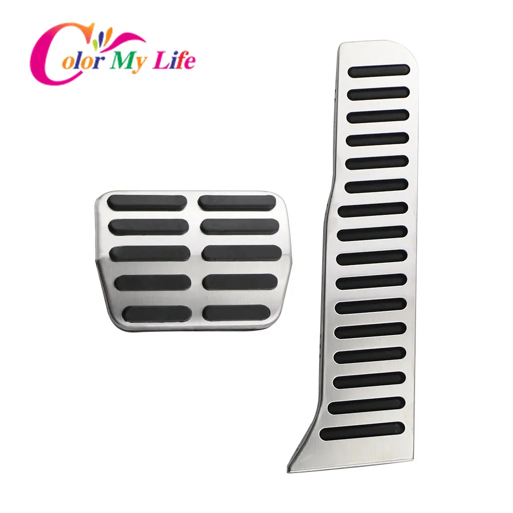 Car Pedal Cover Stainless Steel Gas Pedal Cover Car Pedals for VW Volkswagen Golf 6 TIGUAN Toureg Sagitar Jetta Mk6 Skoda Superb for Audi A3 8P